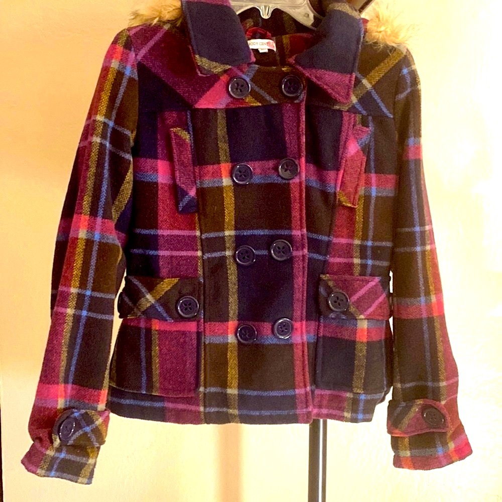 Body Central girls plaid jacket - SIZE MEDIUM